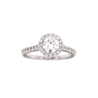 Anello Soprana Donna Diamanti in Oro bianco Diamante 0.70 Ct ACT008DI70 - ACT008DI70
